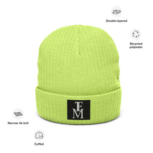 Load image into Gallery viewer, Ribbed knit beanie