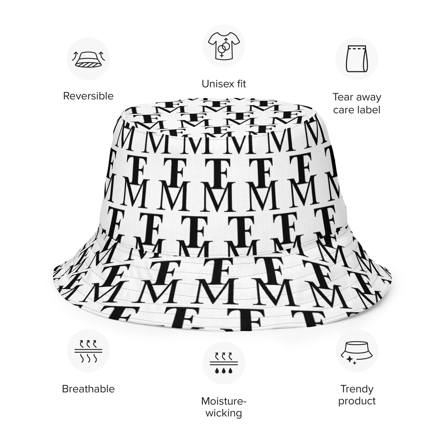 Reversible bucket hat
